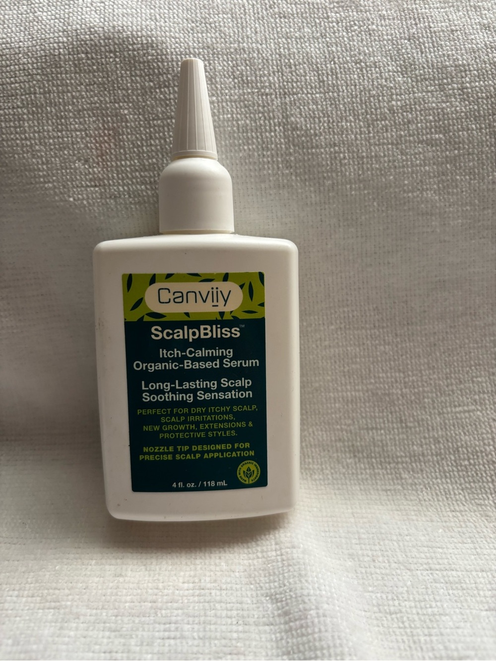 Cavity- ScalpBliss- Itch Calming Organic- Based Serum- 4fl. Oz. Brand New
